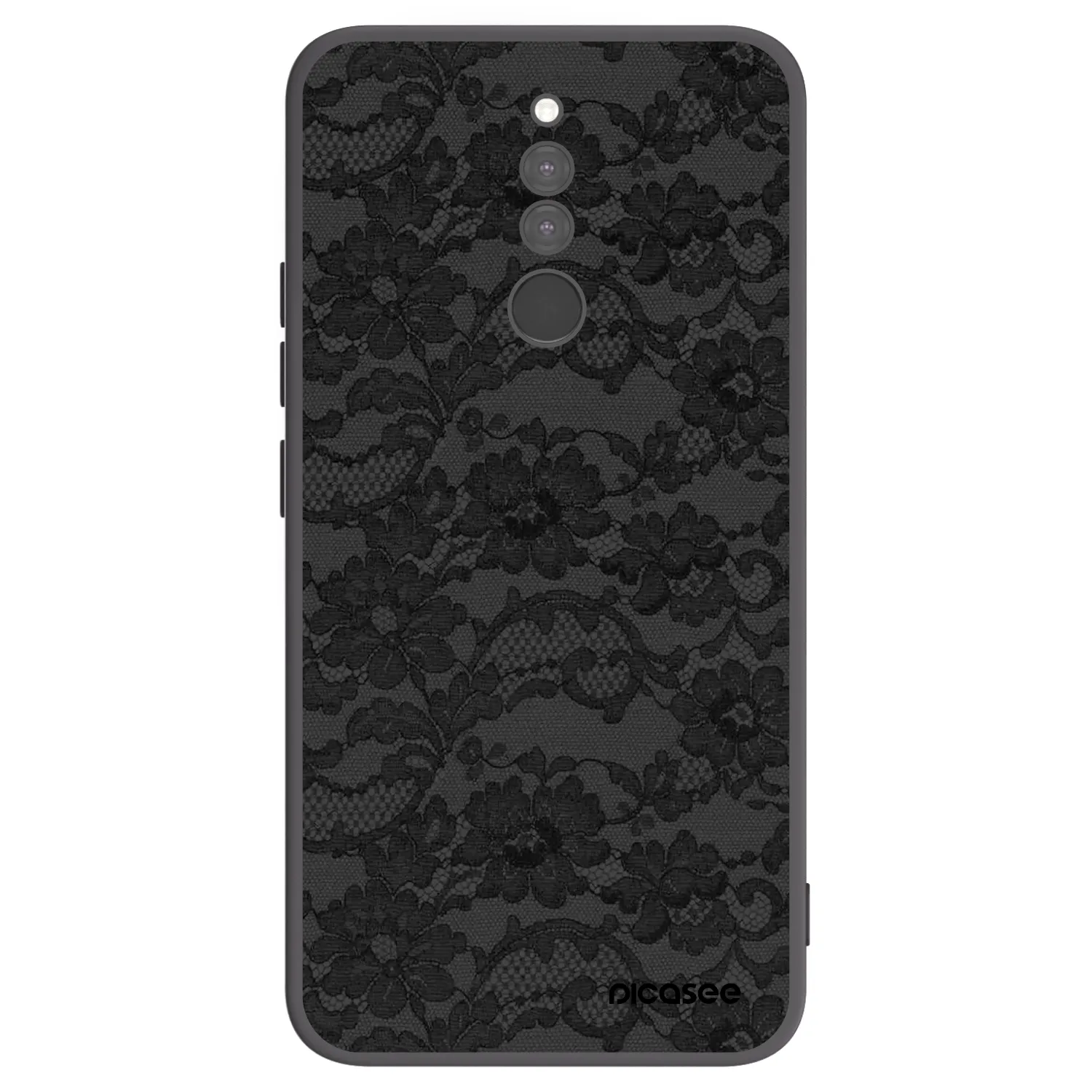 Picasee fekete szilikon tok az alábbi mobiltelefonokra Xiaomi Redmi 8 - Dark Elegance