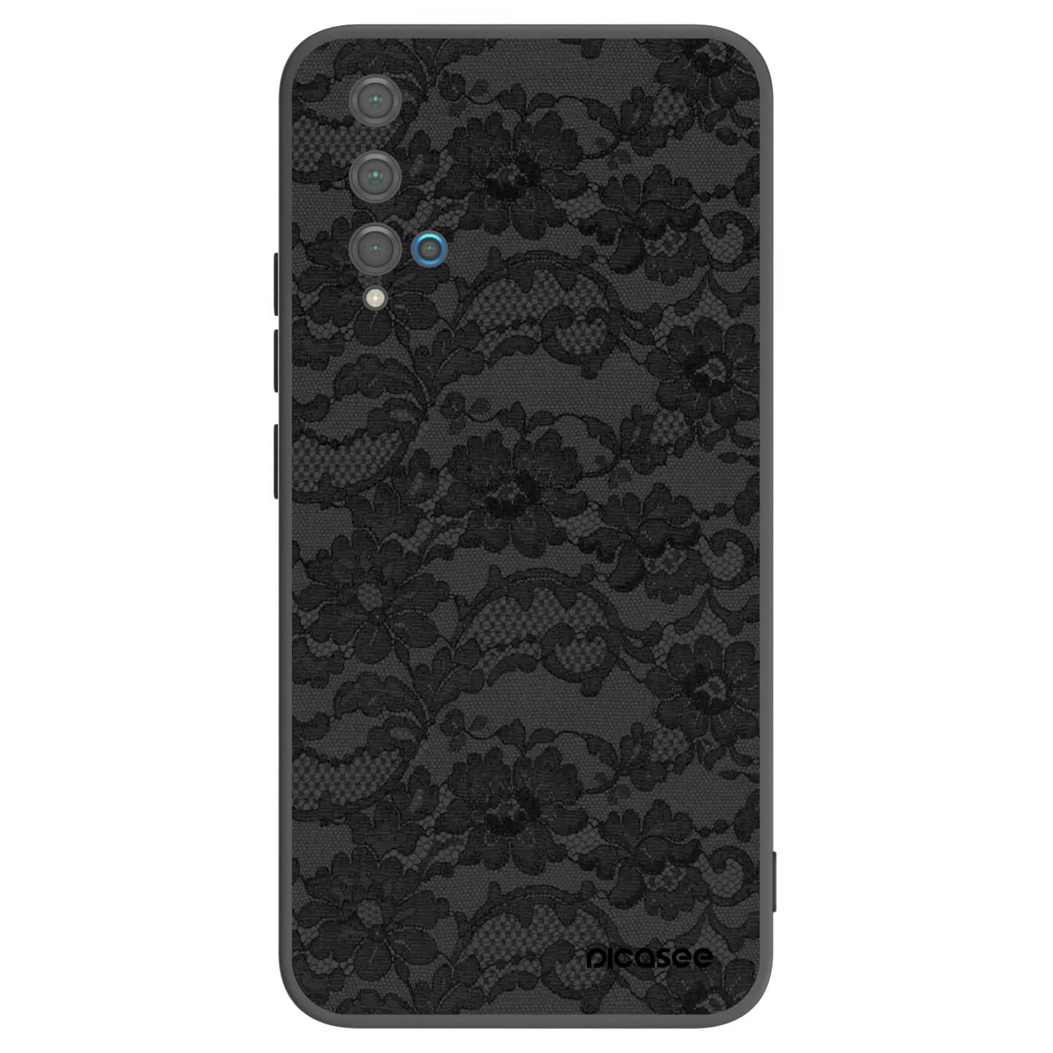 Picasee fekete szilikon tok az alábbi mobiltelefonokra Huawei Nova 5T - Dark Elegance