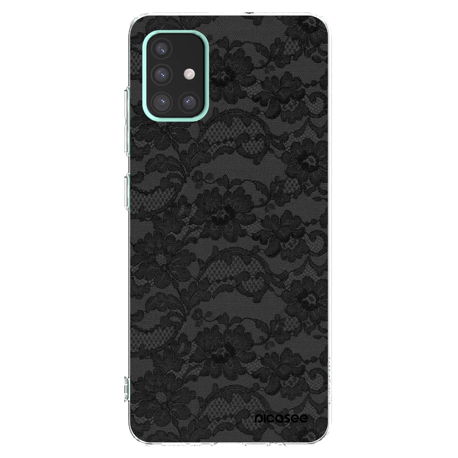Picasee átlátszó szilikon tok az alábbi mobiltelefonokra Samsung Galaxy A51 A515F - Dark Elegance