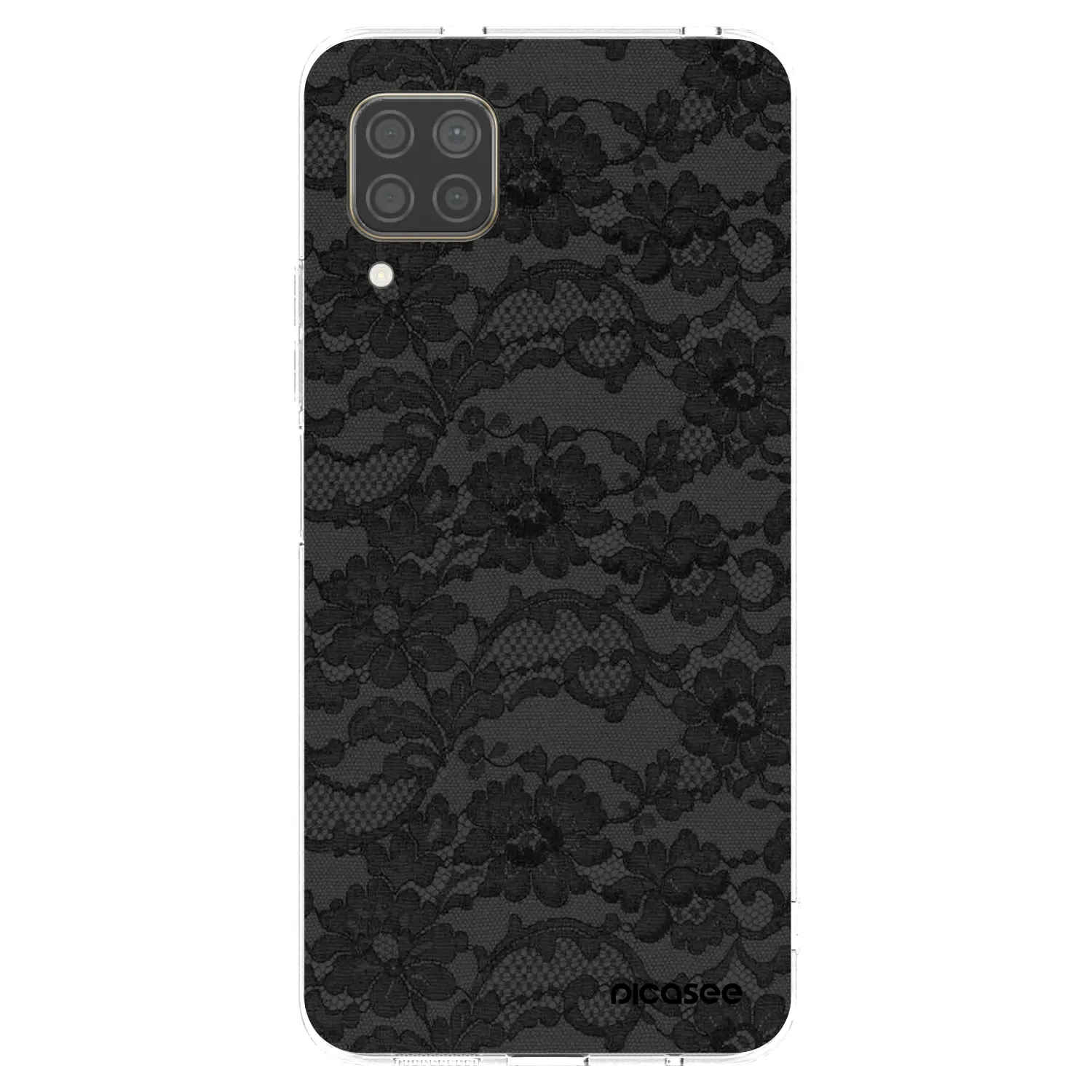 Picasee átlátszó szilikon tok az alábbi mobiltelefonokra Huawei P40 Lite - Dark Elegance