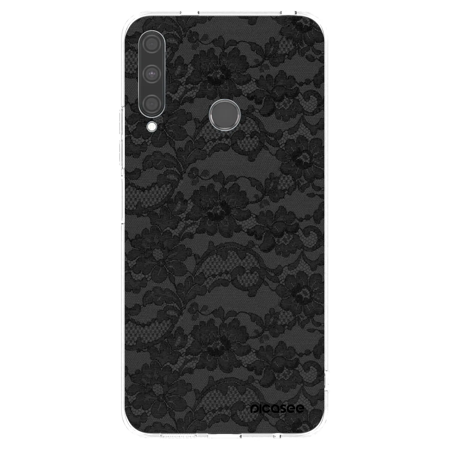 Picasee átlátszó szilikon tok az alábbi mobiltelefonokra Huawei P40 Lite E - Dark Elegance