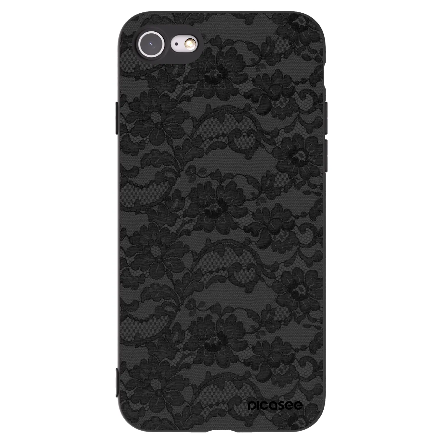 Picasee fekete szilikon tok az alábbi mobiltelefonokra Apple iPhone SE 2020 - Dark Elegance