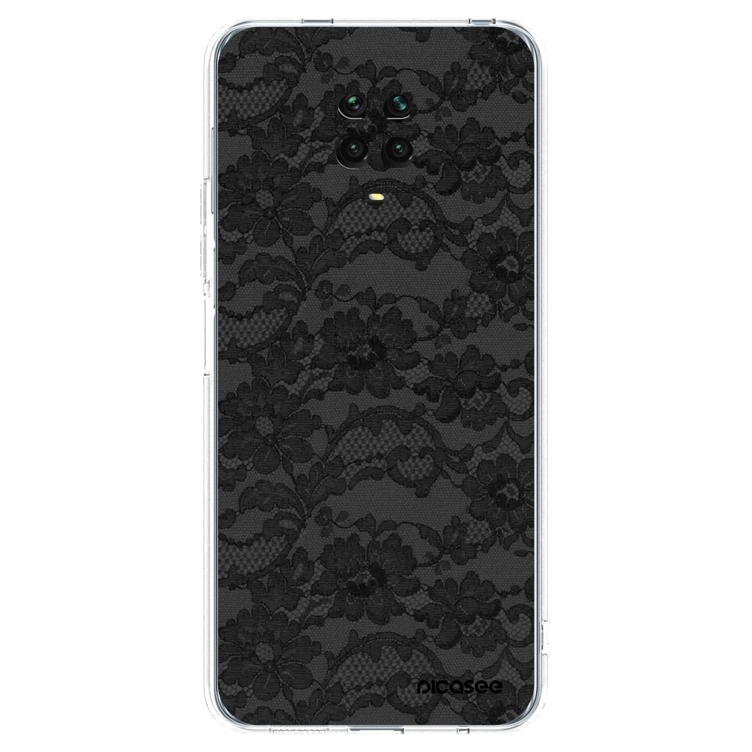 Picasee átlátszó szilikon tok az alábbi mobiltelefonokra Xiaomi Redmi Note 9 Pro - Dark Elegance