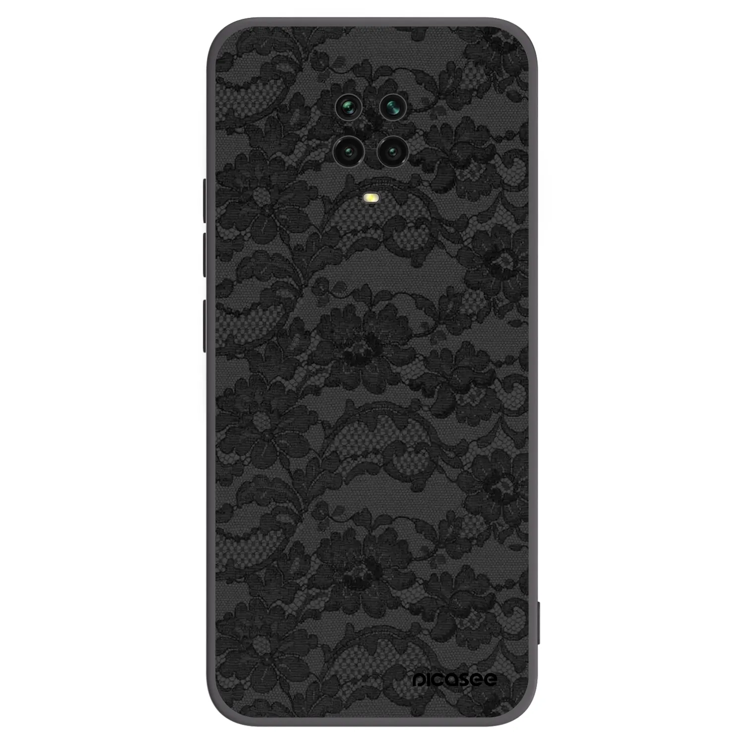 Picasee fekete szilikon tok az alábbi mobiltelefonokra Xiaomi Redmi Note 9S - Dark Elegance