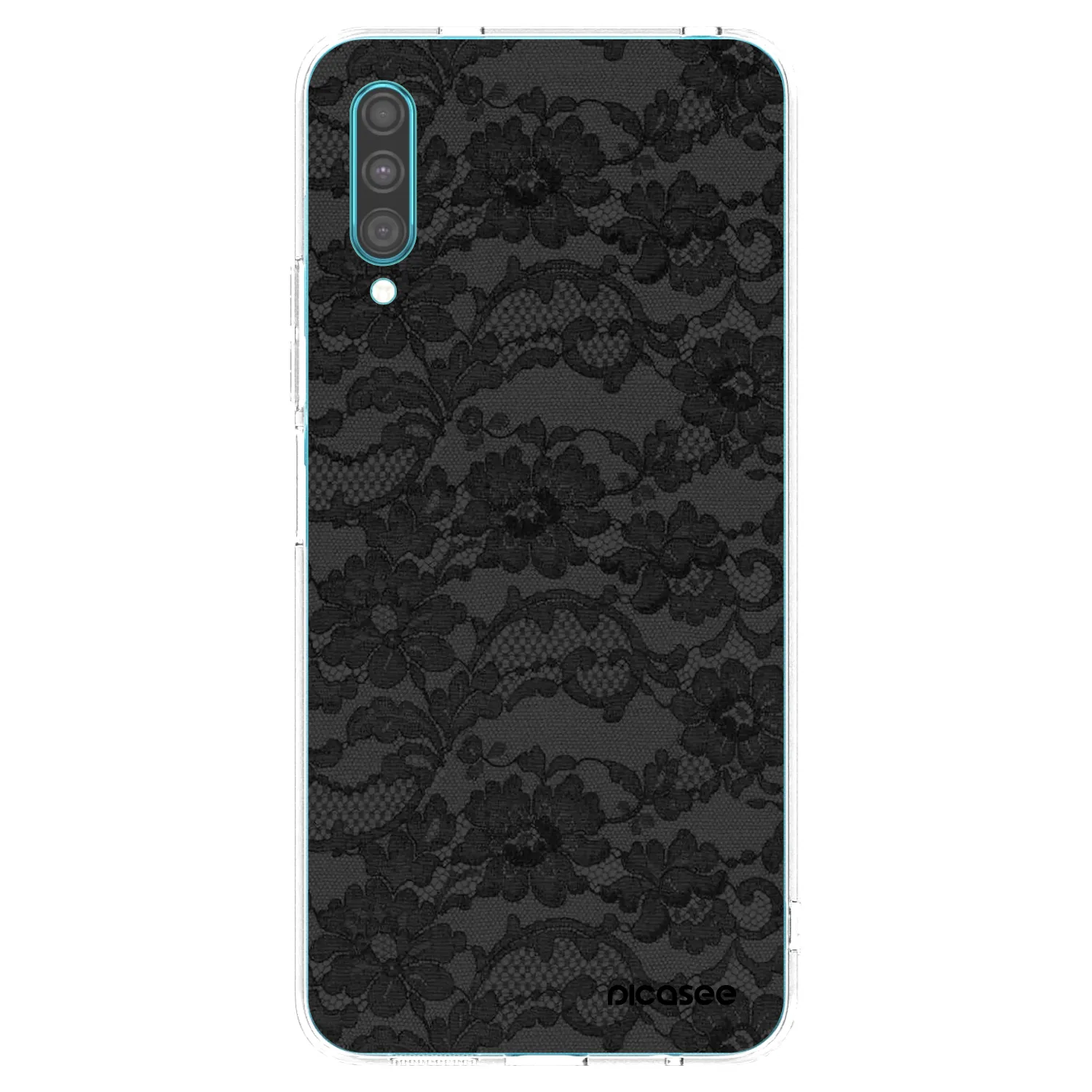 Picasee átlátszó szilikon tok az alábbi mobiltelefonokra Samsung Galaxy A30s A307F - Dark Elegance