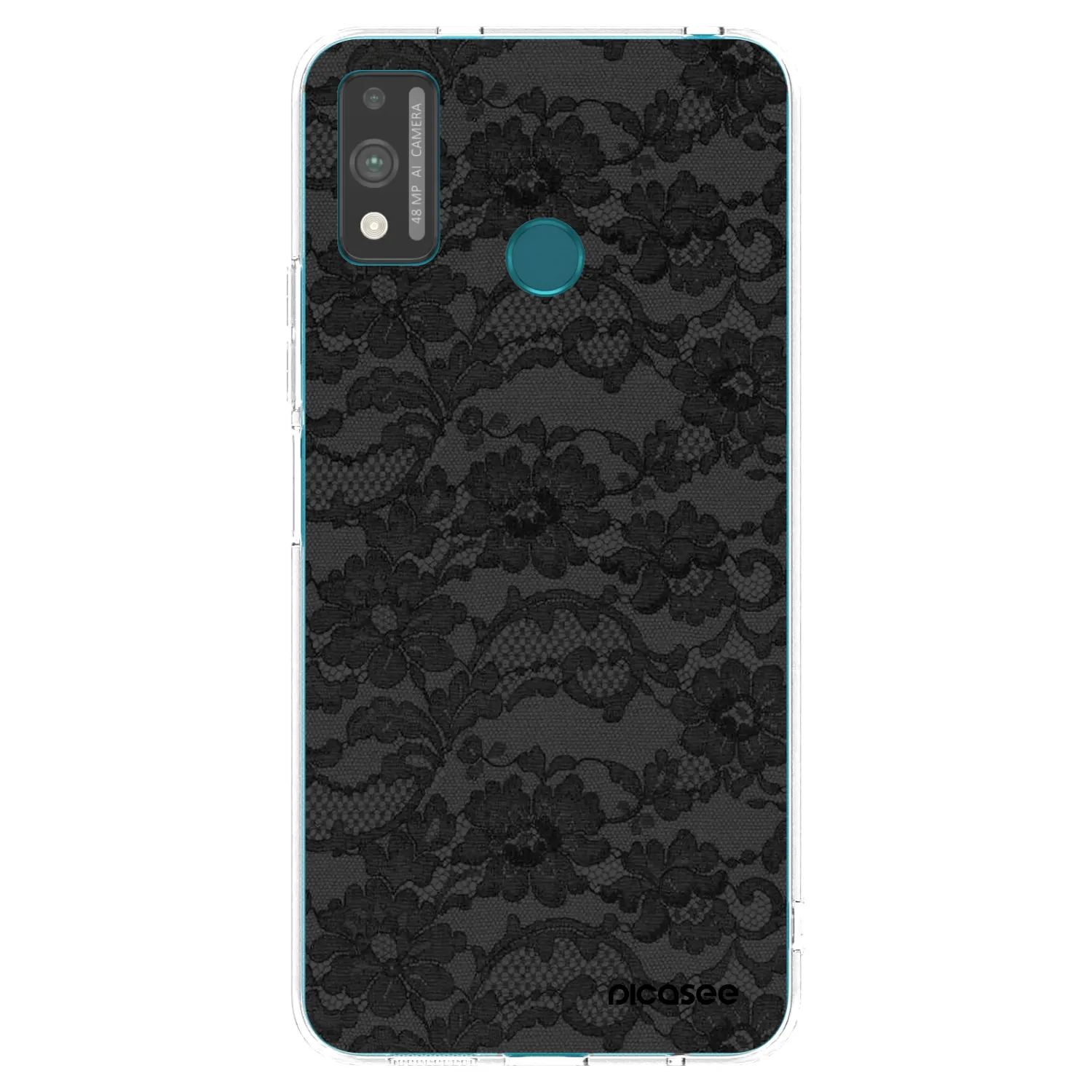 Picasee átlátszó szilikon tok az alábbi mobiltelefonokra Honor 9X Lite - Dark Elegance