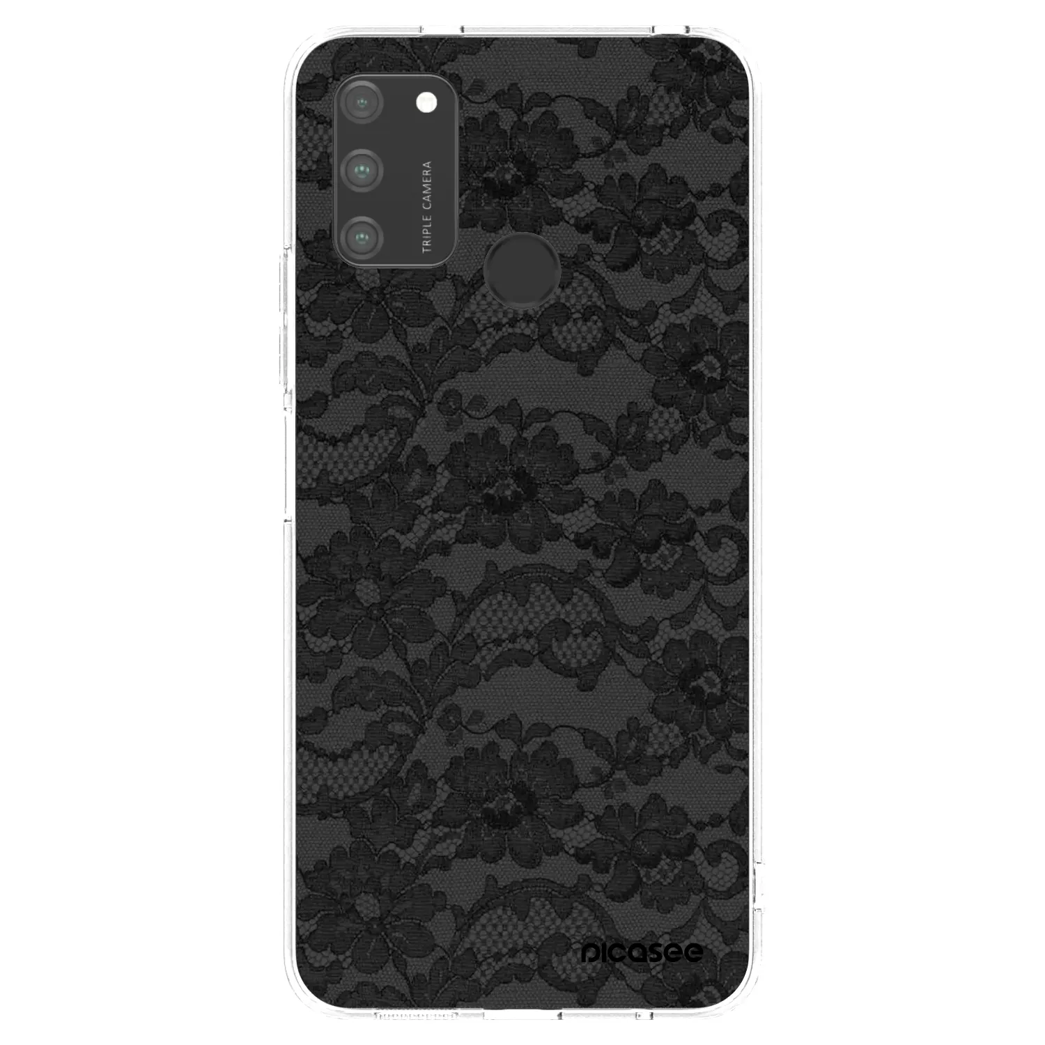 Picasee átlátszó szilikon tok az alábbi mobiltelefonokra Honor 9A - Dark Elegance