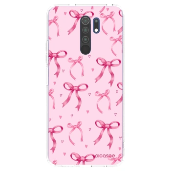 Picasee átlátszó szilikon tok az alábbi mobiltelefonokra Xiaomi Redmi 9 - Bow Aesthetic