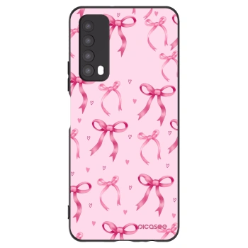 Picasee fekete szilikon tok az alábbi mobiltelefonokra Huawei P Smart 2021 - Bow Aesthetic