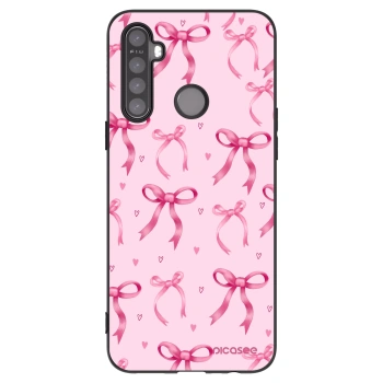 Picasee fekete szilikon tok az alábbi mobiltelefonokra Realme 5 - Bow Aesthetic