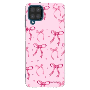 Picasee átlátszó szilikon tok az alábbi mobiltelefonokra Samsung Galaxy A12 A125F - Bow Aesthetic