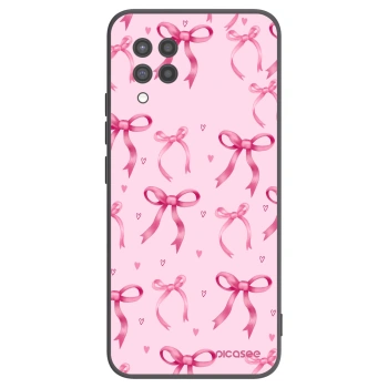 Picasee fekete szilikon tok az alábbi mobiltelefonokra Samsung Galaxy A42 A426B - Bow Aesthetic