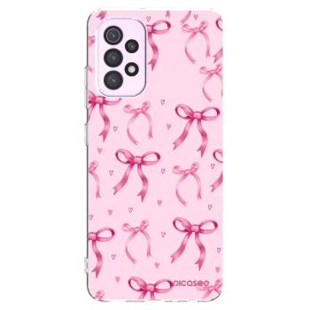 Picasee átlátszó szilikon tok az alábbi mobiltelefonokra Samsung Galaxy A32 5G A326B - Bow Aesthetic