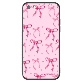 Szilikon tok erre a típusra Apple iPhone 5/5S/SE - Bow Aesthetic
