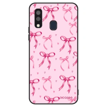 Szilikon tok erre a típusra Samsung Galaxy A40 A405F - Bow Aesthetic