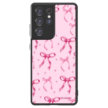 Szilikon tok erre a típusra Samsung Galaxy S21 Ultra 5G G998B - Bow Aesthetic