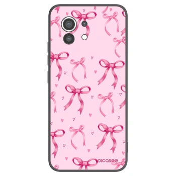 Picasee fekete szilikon tok az alábbi mobiltelefonokra Xiaomi Mi 11 - Bow Aesthetic