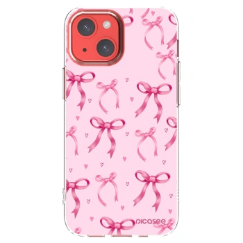 Picasee átlátszó szilikon tok az alábbi mobiltelefonokra Apple iPhone 13 mini - Bow Aesthetic