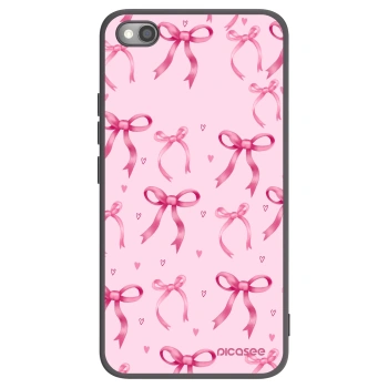 Picasee fekete szilikon tok az alábbi mobiltelefonokra Xiaomi Mi Note 10 (Pro) - Bow Aesthetic