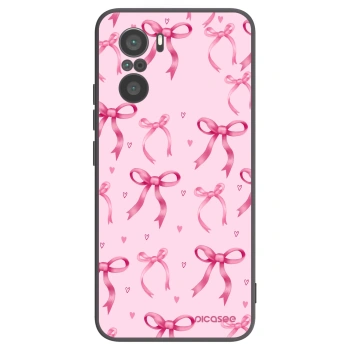 Picasee fekete szilikon tok az alábbi mobiltelefonokra Xiaomi Poco F3 - Bow Aesthetic