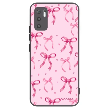 Picasee fekete szilikon tok az alábbi mobiltelefonokra Xiaomi Redmi Note 10 5G - Bow Aesthetic