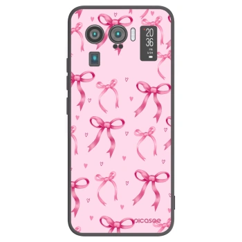 Picasee fekete szilikon tok az alábbi mobiltelefonokra Xiaomi Mi 11 Ultra - Bow Aesthetic