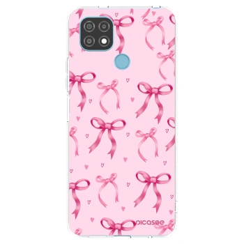 Picasee átlátszó szilikon tok az alábbi mobiltelefonokra Realme C21 - Bow Aesthetic