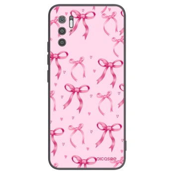 Picasee fekete szilikon tok az alábbi mobiltelefonokra Xiaomi Poco M3 Pro 5G - Bow Aesthetic