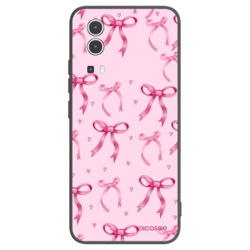 Picasee fekete szilikon tok az alábbi mobiltelefonokra Vivo Y72 5G - Bow Aesthetic