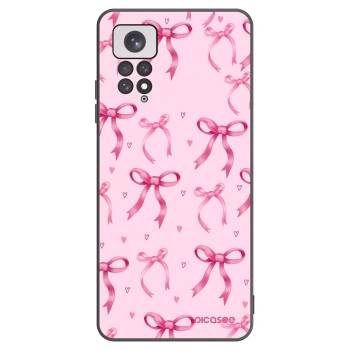 Picasee fekete szilikon tok az alábbi mobiltelefonokra Xiaomi Redmi Note 11 - Bow Aesthetic