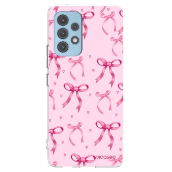 Picasee átlátszó szilikon tok az alábbi mobiltelefonokra Samsung Galaxy A53 5G A536 - Bow Aesthetic