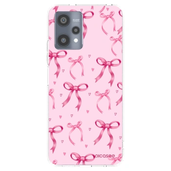Picasee átlátszó szilikon tok az alábbi mobiltelefonokra Realme 9 Pro 5G - Bow Aesthetic