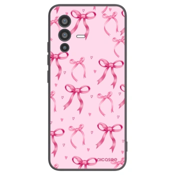Picasee fekete szilikon tok az alábbi mobiltelefonokra Vivo V23 5G - Bow Aesthetic