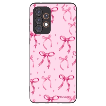 Picasee fekete szilikon tok az alábbi mobiltelefonokra Samsung Galaxy A33 5G A336 - Bow Aesthetic