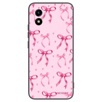 Picasee fekete szilikon tok az alábbi mobiltelefonokra Vivo Y01 - Bow Aesthetic