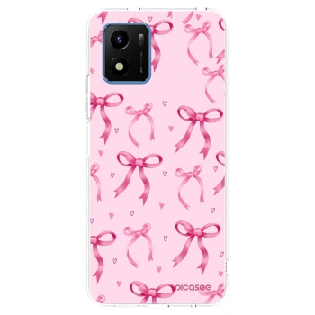 Picasee átlátszó szilikon tok az alábbi mobiltelefonokra Vivo Y01 - Bow Aesthetic