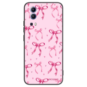 Picasee fekete szilikon tok az alábbi mobiltelefonokra Vivo Y52 5G - Bow Aesthetic