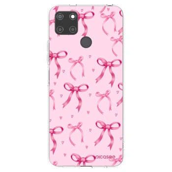 Picasee átlátszó szilikon tok az alábbi mobiltelefonokra Realme C21Y - Bow Aesthetic