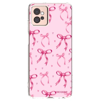 Picasee átlátszó szilikon tok az alábbi mobiltelefonokra Motorola Moto G32 - Bow Aesthetic