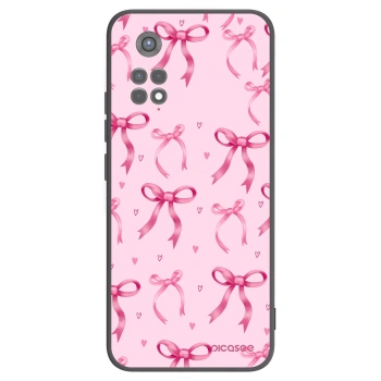 Picasee fekete szilikon tok az alábbi mobiltelefonokra Xiaomi Redmi Note 11S 5G - Bow Aesthetic