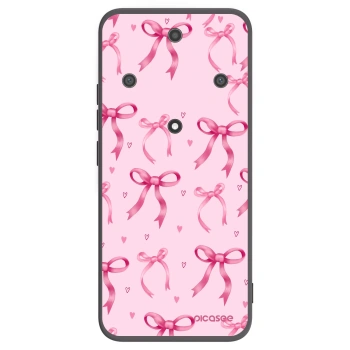 Picasee fekete szilikon tok az alábbi mobiltelefonokra Honor Magic5 Lite 5G - Bow Aesthetic