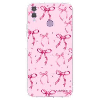Picasee átlátszó szilikon tok az alábbi mobiltelefonokra Honor 8X - Bow Aesthetic