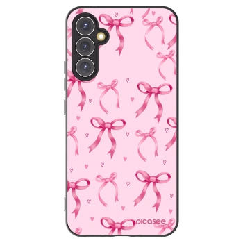 Picasee fekete szilikon tok az alábbi mobiltelefonokra Samsung Galaxy A34 5G A346B - Bow Aesthetic
