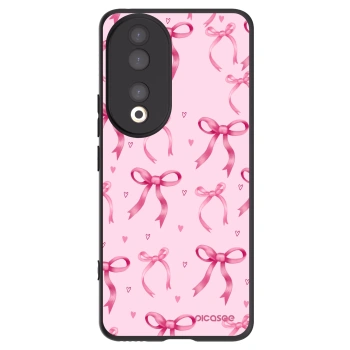 Picasee fekete szilikon tok az alábbi mobiltelefonokra Honor 90 5G - Bow Aesthetic