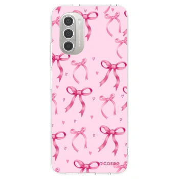 Picasee átlátszó szilikon tok az alábbi mobiltelefonokra Motorola Moto G51 - Bow Aesthetic