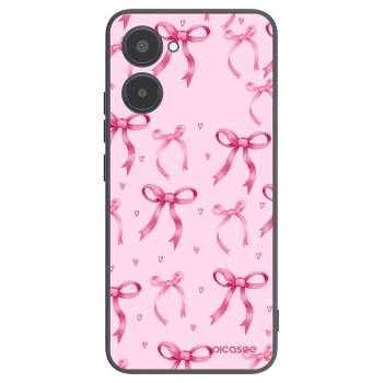 Picasee fekete szilikon tok az alábbi mobiltelefonokra Realme 10 4G - Bow Aesthetic