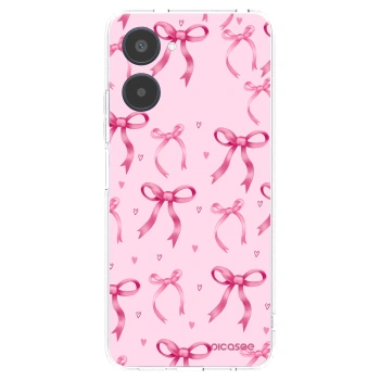 Picasee átlátszó szilikon tok az alábbi mobiltelefonokra Realme 10 4G - Bow Aesthetic