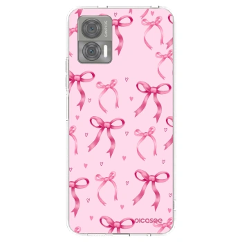 Picasee átlátszó szilikon tok az alábbi mobiltelefonokra Motorola Edge 30 Neo - Bow Aesthetic