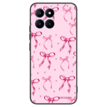 Picasee fekete szilikon tok az alábbi mobiltelefonokra Honor 70 Lite - Bow Aesthetic