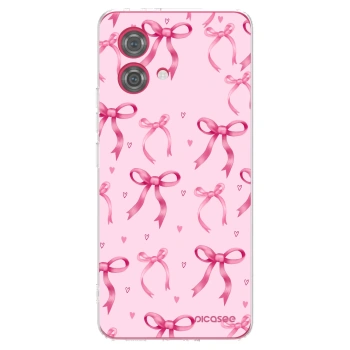 Picasee átlátszó szilikon tok az alábbi mobiltelefonokra Motorola Moto G84 5G - Bow Aesthetic
